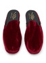Detail View - Click To Enlarge - C.R.B. - Grosgrain Trim Slippers
