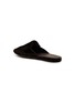 Detail View - Click To Enlarge - C.R.B. - Grosgrain Trim Velvet Cotton Slippers