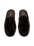 Figure View - Click To Enlarge - C.R.B. - Grosgrain Trim Velvet Cotton Slippers