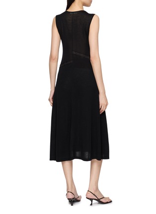 Back View - Click To Enlarge - EDITION - Sleeveless Long Knit Dress