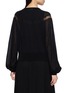 Back View - Click To Enlarge - EDITION - Sheer Bishop Sleeve Cardigan