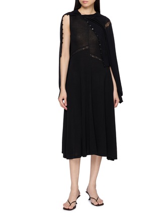 Figure View - Click To Enlarge - EDITION - Sheer Bishop Sleeve Cardigan