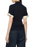 Back View - Click To Enlarge - EDITION - Split Neck Wool Knit Top
