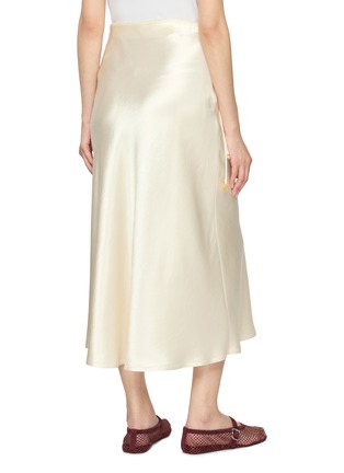 Back View - Click To Enlarge - EDITION - Hand Embroidered Midi Skirt