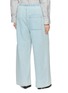 Back View - Click To Enlarge - EDITION - Wide Leg Shirred Denim Trousers
