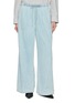 EDITION Wide Leg Shirred Denim Trousers