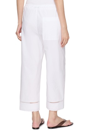 Back View - Click To Enlarge - EDITION - Embroidered Wavy Hem Pants