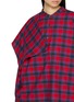  - EDITION - Asymmetrical Plaid Layered Panel Top