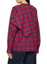 Back View - Click To Enlarge - EDITION - Asymmetrical Plaid Layered Panel Top