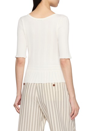 Back View - Click To Enlarge - EDITION - Embossed Knit Top