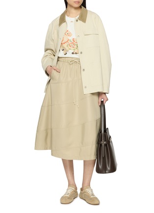 Figure View - Click To Enlarge - EDITION - A-Line Drawstring Skirt