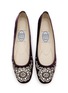 Detail View - Click To Enlarge - EMMA HOPE - Diadema Velvet Ballet Flats