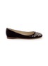 EMMA HOPE Diadema Velvet Ballet Flats