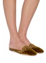 Figure View - Click To Enlarge - EMMA HOPE - Mirror Velvet Mules