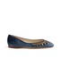 EMMA HOPE Mirror Round Velvet Ballet Flats