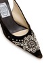 Detail View - Click To Enlarge - EMMA HOPE - Diadema 70 Velvet Slingback Pumps
