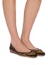 Figure View - Click To Enlarge - EMMA HOPE - English Rosie Velvet Ballet Flats