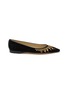EMMA HOPE Mirror Pointy Velvet Ballet Flats