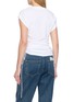 Back View - Click To Enlarge - MERLETTE - Sufi Side Ruched Cotton Top