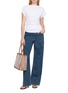 Figure View - Click To Enlarge - MERLETTE - Sufi Side Ruched Cotton Top