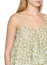 - MERLETTE - Saaz Floral Print Cotton Voile Tiered Top
