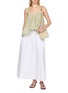 Figure View - Click To Enlarge - MERLETTE - Saaz Floral Print Cotton Voile Tiered Top