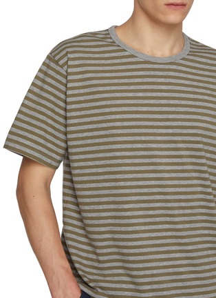  - NANAMICA - Coolmax Stripe Jersey Tee