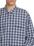  - NANAMICA - Palaka Chequered Core Yarn Cotton Blend Shirt