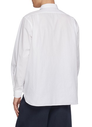 Back View - Click To Enlarge - NANAMICA - Regular Collar Wind Shirt