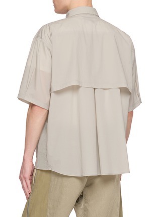 Back View - Click To Enlarge - F/CE. - Short Sleeve Water Repellent Utility Overshirt