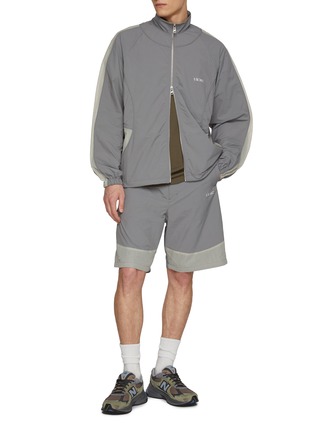 Figure View - Click To Enlarge - F/CE. - Panelled Waterproof Nylon Track Jacket