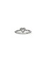Detail View - Click To Enlarge - JOHN HARDY - JH Essentials Heart Sterling Silver Diamond Ring — Size 6
