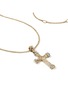 Detail View - Click To Enlarge - JOHN HARDY - JH Essentials 14K Gold Diamond Cross Pendant Necklace