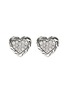 JOHN HARDY JH Essentials Heart Sterling Silver Diamond Stud Earrings
