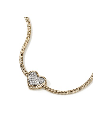 Detail View - Click To Enlarge - JOHN HARDY - JH Essentials Heart 14K Gold Diamond Bracelet — Size US