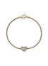 JOHN HARDY JH Essentials Heart 14K Gold Diamond Bracelet — Size US