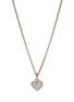 JOHN HARDY JH Essentials Heart 14K Gold Diamond Pendant Necklace — Size 16-18