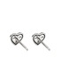 Detail View - Click To Enlarge - JOHN HARDY - JH Essentials Heart 14K Gold Sterling Silver Stud Earrings