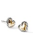 Detail View - Click To Enlarge - JOHN HARDY - JH Essentials Heart 14K Gold Sterling Silver Stud Earrings