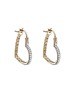 JOHN HARDY JH Essentials Heart 14K Gold Diamond Hoop Earrings