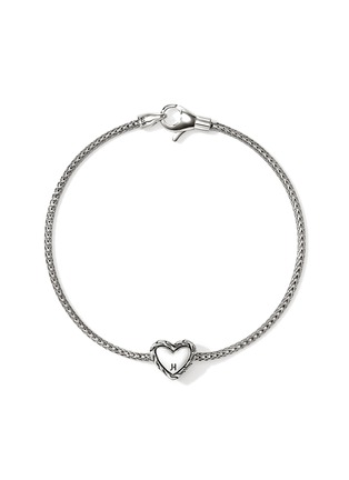 Detail View - Click To Enlarge - JOHN HARDY - JH Essentials Heart 14K Gold Sterling Silver Bracelet — Size US