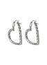 Detail View - Click To Enlarge - JOHN HARDY - JH Essentials Heart Sterling Silver Hoop Earrings