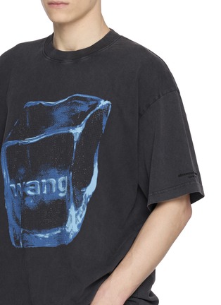  - ALEXANDERWANG - Hotfix Ice Cube Graphic Cotton T-shirt