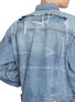  - ALEXANDERWANG - Logo Distressed Cotton Denim Jacket