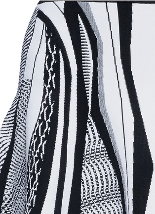 Detail View - Click To Enlarge - DIANE VON FURSTENBERG - 'Ginnie' rib knit flare skirt