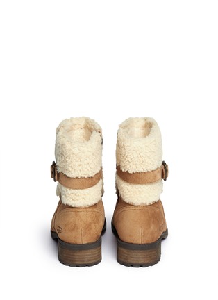 Back View - Click To Enlarge - UGG - 'Blayre II' buckle sheepskin boots