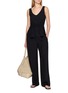 Figure View - Click To Enlarge - THEORY - Elasticated Wide Leg Pants