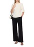Figure View - Click To Enlarge - THEORY - Admiral Crepe Boatneck Top