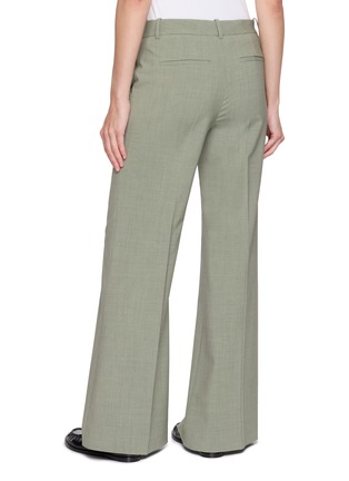 Back View - Click To Enlarge - THEORY - Pressed Crease Flared Pants