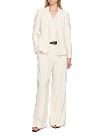 Figure View - Click To Enlarge - THEORY - Silk Georgette Button-Front Blouse